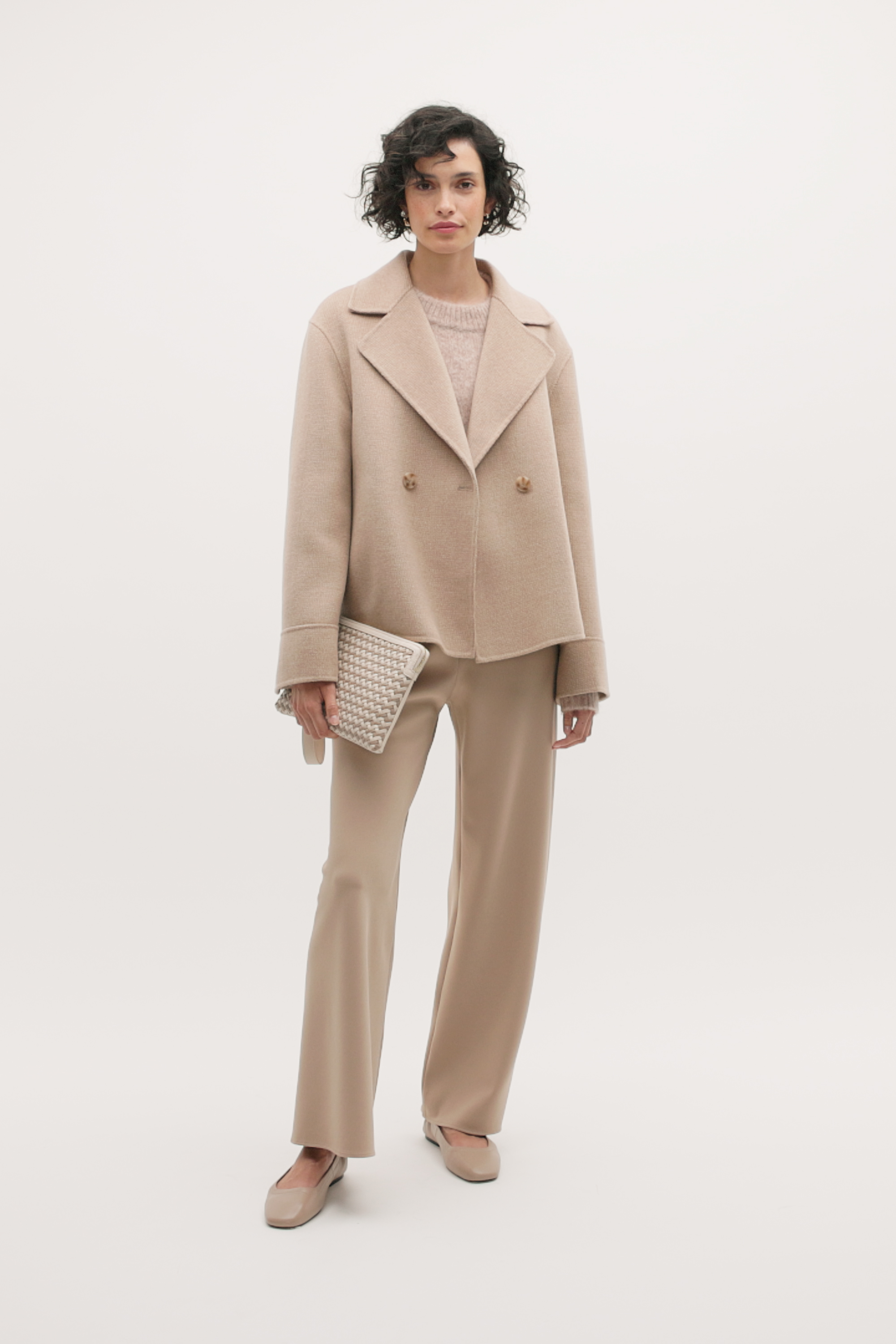 Wool Blend Swing Jacket | Cookie Multi | Seed Heritage